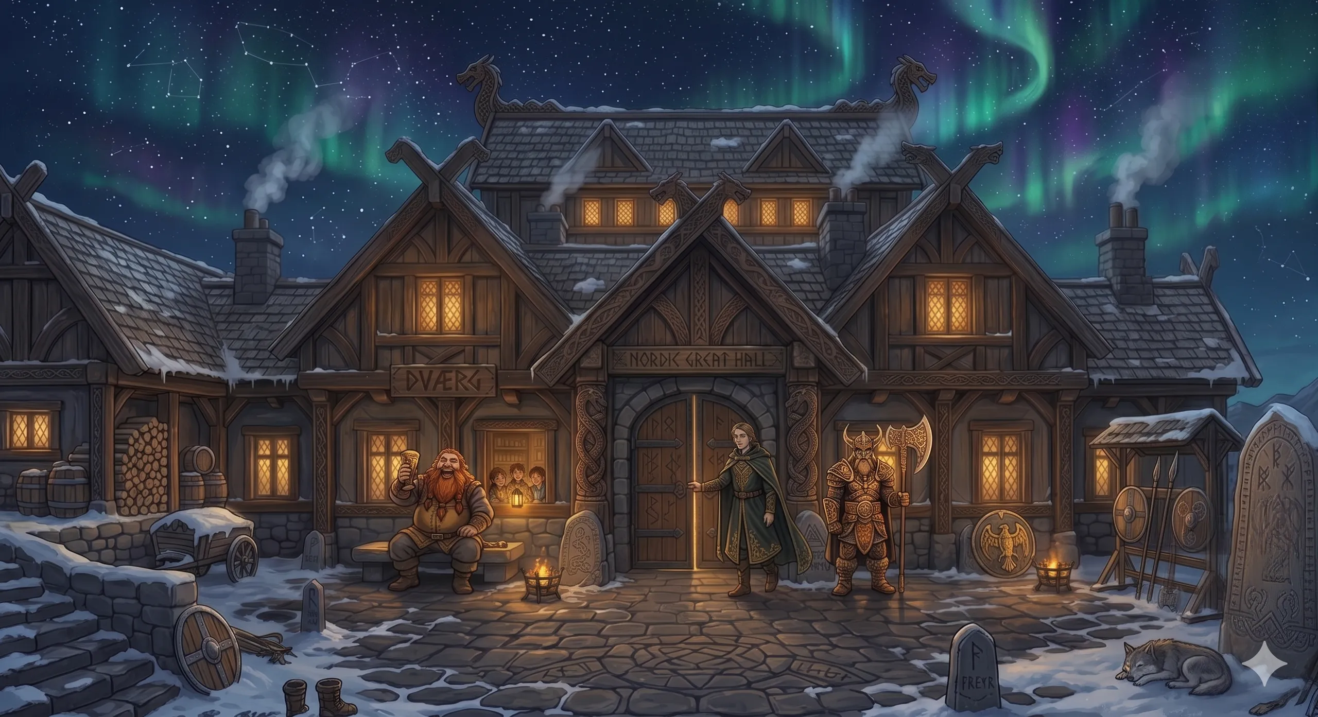 Under the aurora